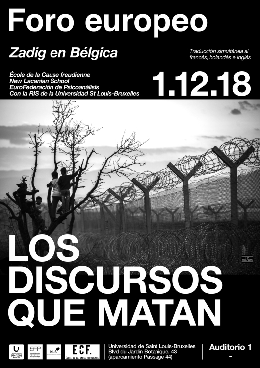 Discursos que matan – Forum europeo organizado por Zadig en&nbsp;Bélgica